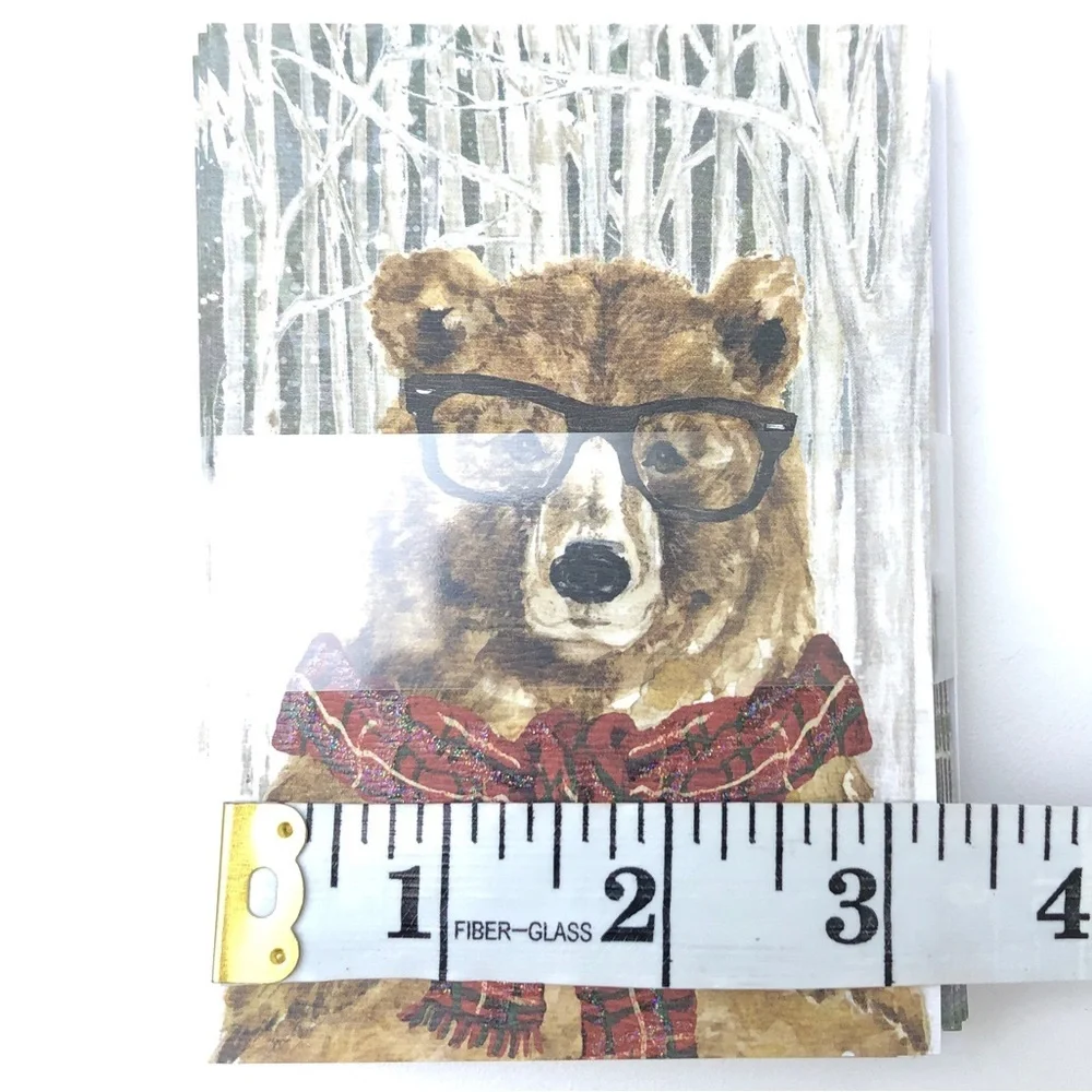 Carta Bella Cabin Fever Christmas Ephemera Die cut Card Stock Pieces + Card Lot